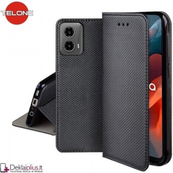 Telone atverčiamas dėklas - juodas (Motorola Moto G34 5G) Telone atverčiamas dėklas - juodas (Motorola Moto G34 5G)